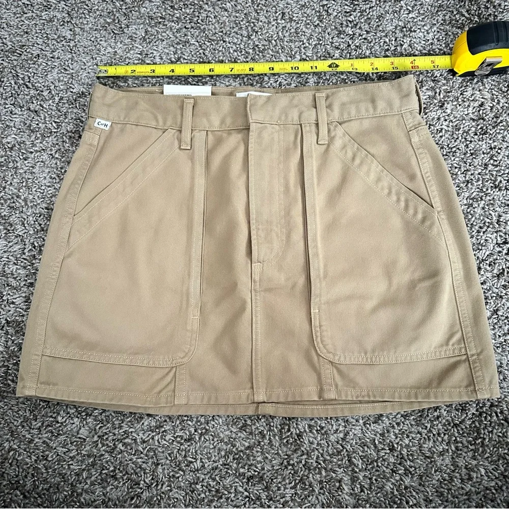 Citizens Of Humanity Beige Mini Skirt